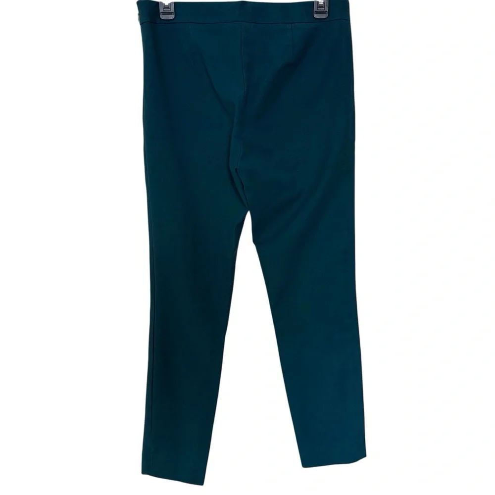 Tory Burch Teal Skinny Ankle Dress Pants Womens Size 8